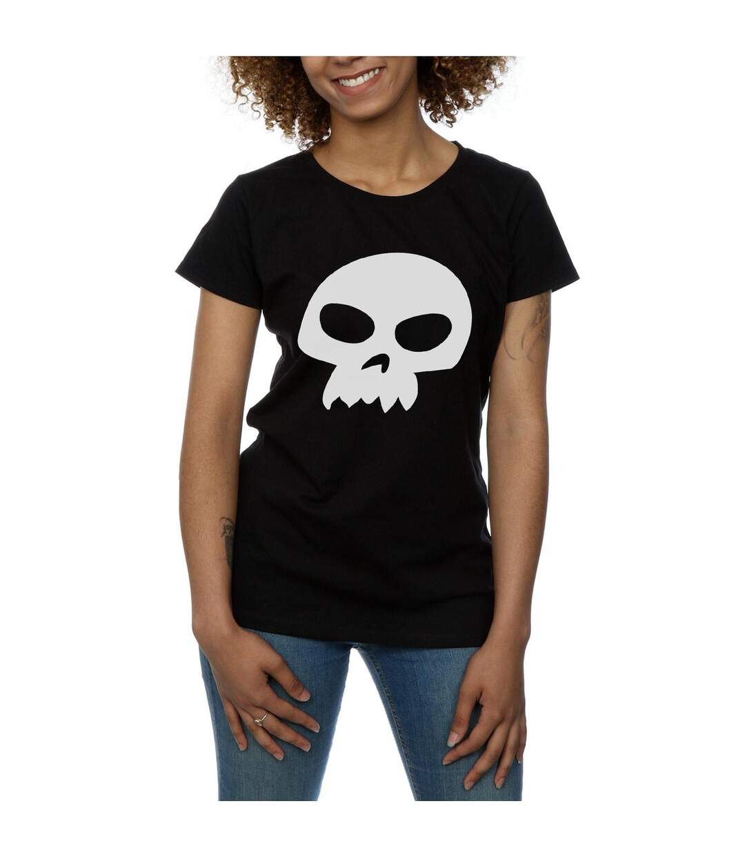 Disney T-shirt en coton Womens/Ladies Toy Story Sid's Skull (Noir) - UTBI44275-3