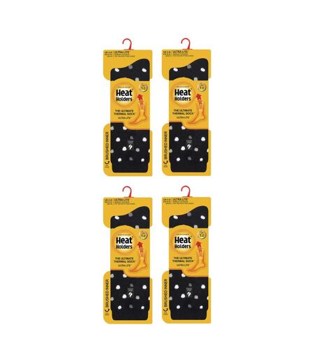 4 Pairs Ladies UltraLite Lightweight Thermal Socks