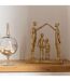 Statuette Famille Jouant Brady 29cm Or-2