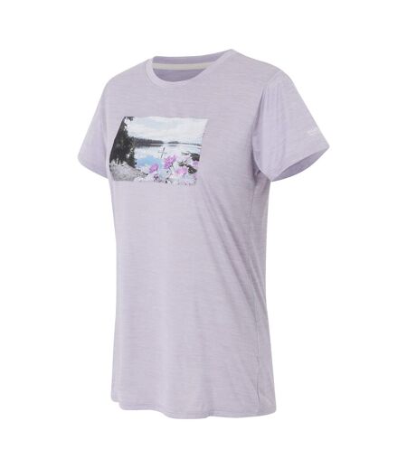 T-shirt Fingal Femme Glycine Chiné Regatta