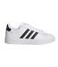 Baskets Grand Court Femme Blanc Noir Adidas-1