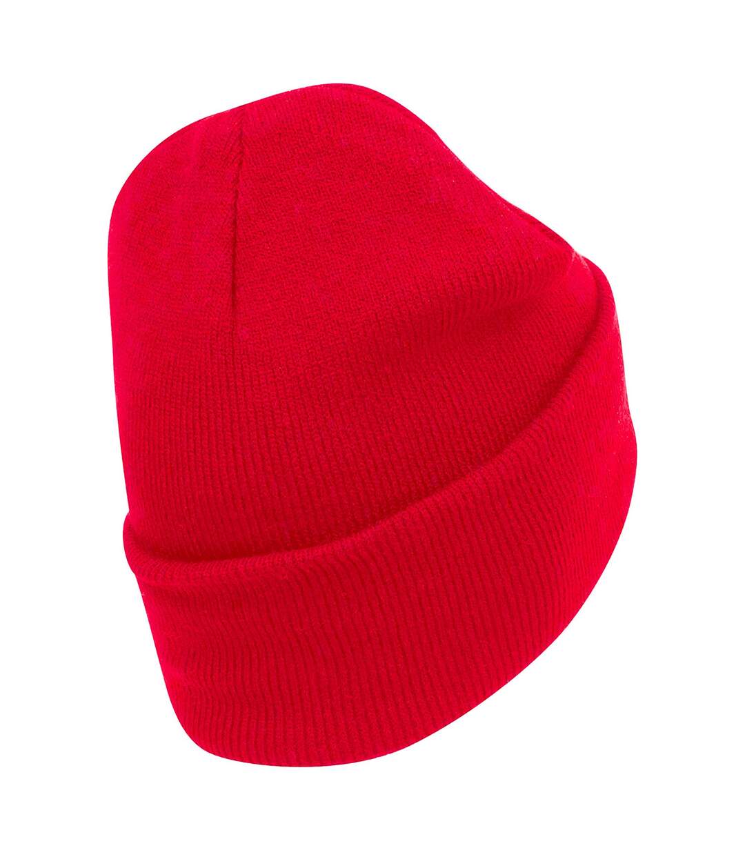 Bonnet À Revers En Coton Biologique Original Rouge Beechfield-3