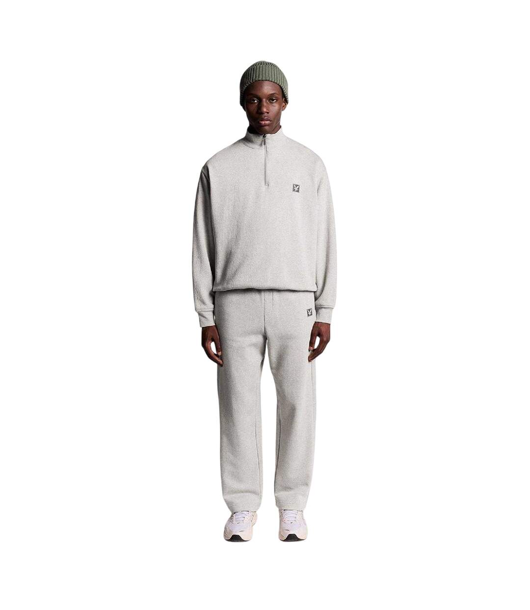 Mens Relaxed Fit Sweatshirt Beige Lyle & Scott-4