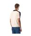 Mens palet percival knitted stripes football polo shirt white Umbro-2