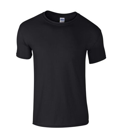 Gildan Mens Short Sleeve Soft-Style T-Shirt (Black) - UTBC484