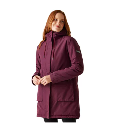Veste Imperméable Sabinka Femme Figue Cerise Foncé Regatta