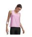 Womens/ladies 4 Way Stretch Tank Top Dawn Pink Under Armour-1