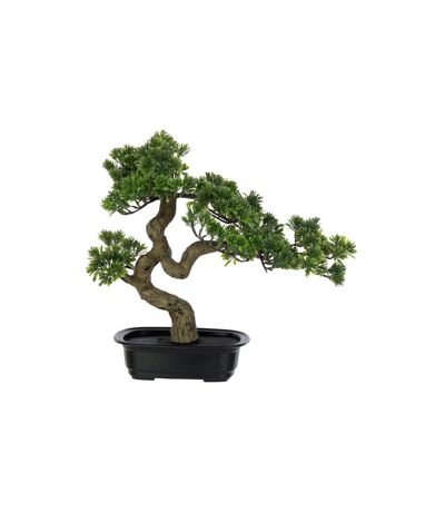 Bonsai Artificiel Podocarpus 47cm Vert