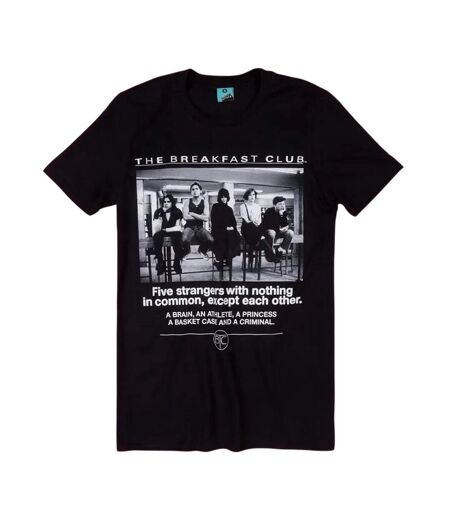 T-shirt Detention Adulte Noir The Breakfast Club