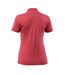 Womens/ladies Grasse Crossover Polo Shirt Raspberry Red Mascot-2