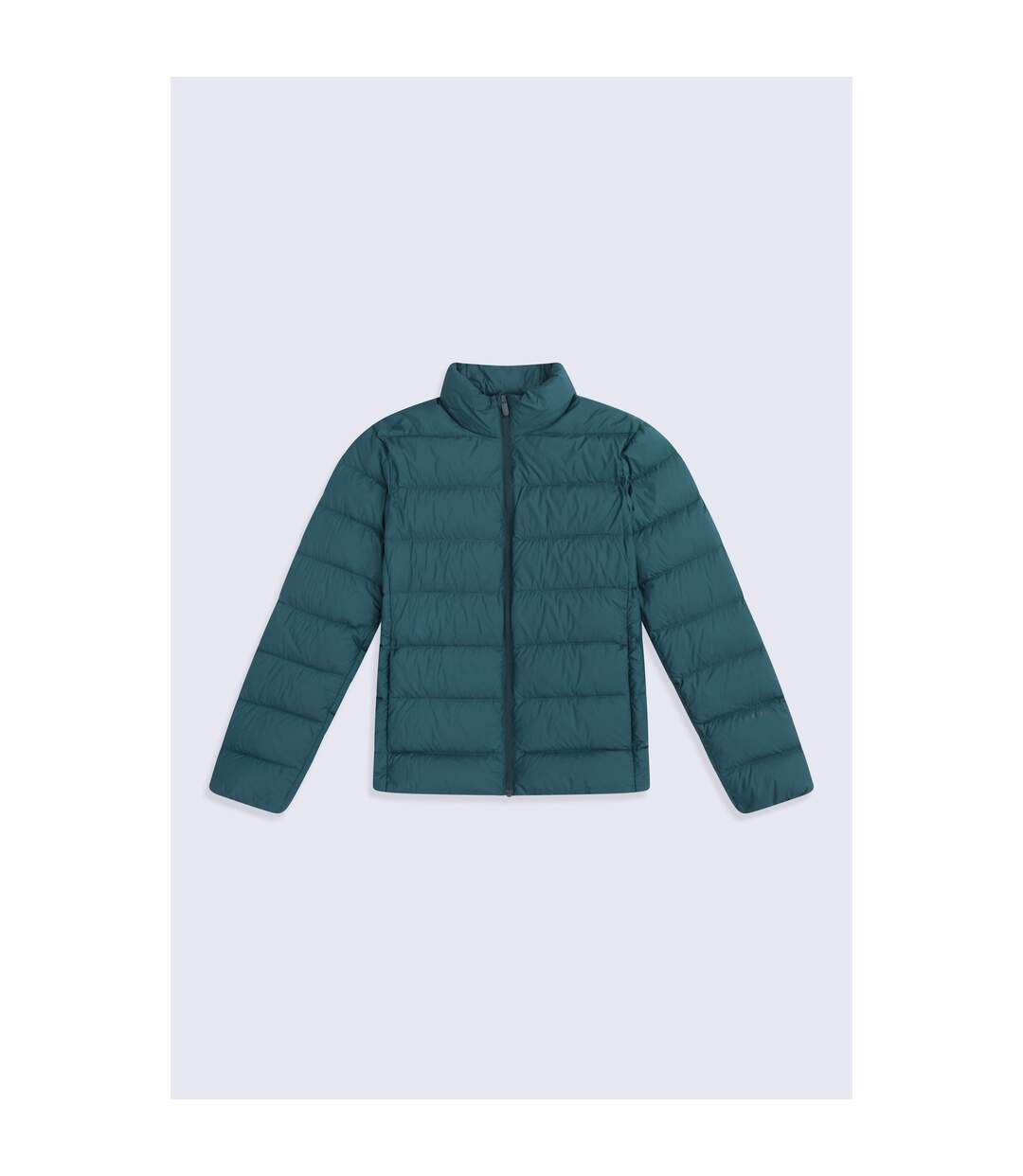 Mens Lightweight Packable Down Jacket Dark Grey Animal-1
