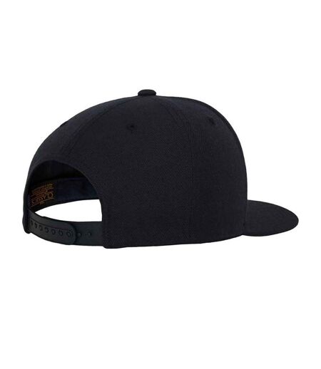 Mens classic snapback cap dark navy Flexfit