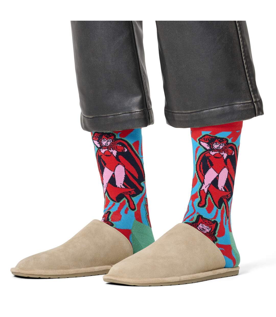 Mens Marvel Scarlet Witch Novelty Socks | Gift Idea-3