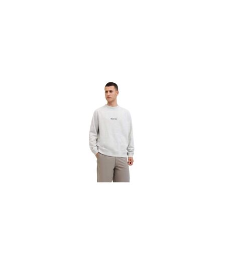 Sweat Homme Blanc Chiné Jack And Jones