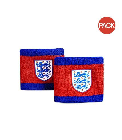 Pack of 2  Cotton wristband  one size red/blue England FA