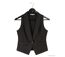 Gilet Sans Manches Femme Blazer Coton Gris Axxano AH1165G : Élégance Moderne-1