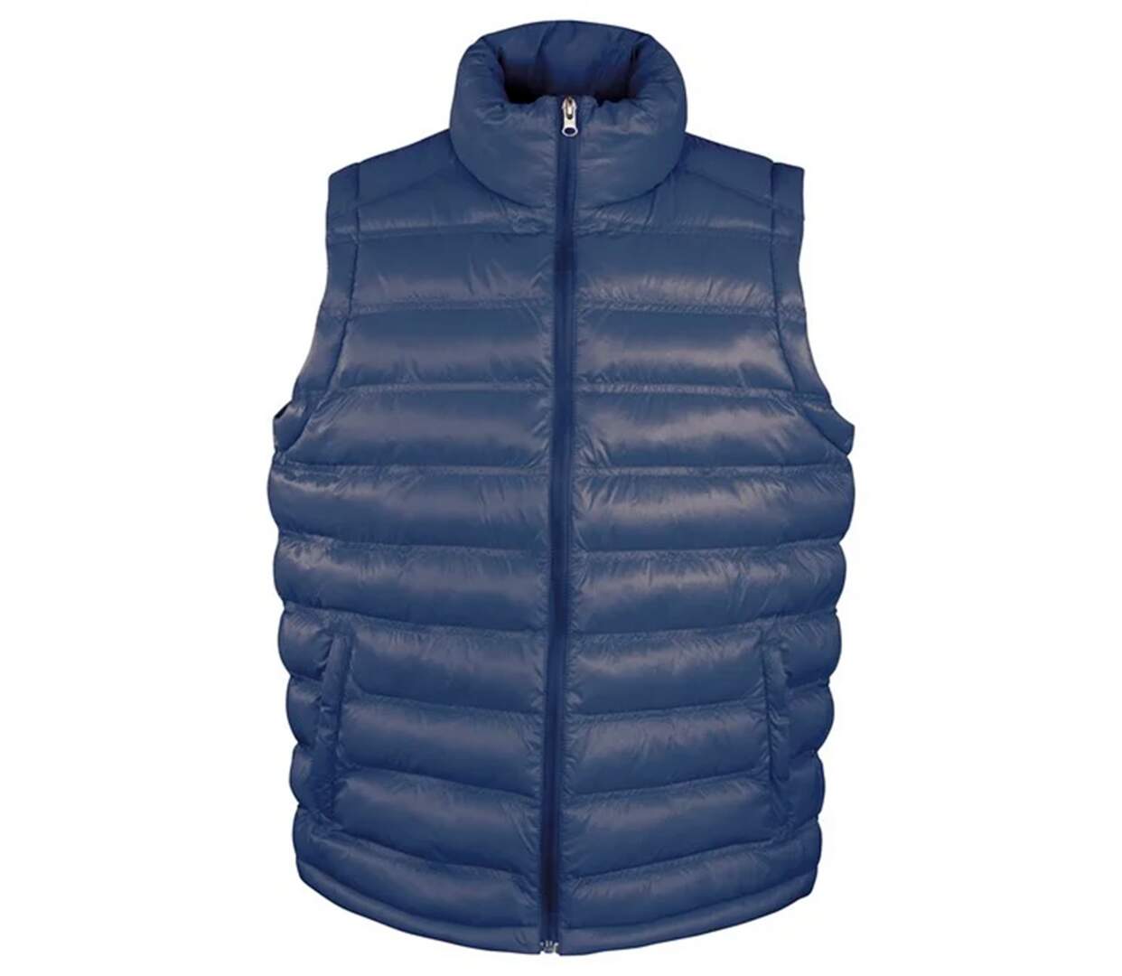 Doudoune anorak sans manches bodywarmer HOMME - R193M - bleu marine-1