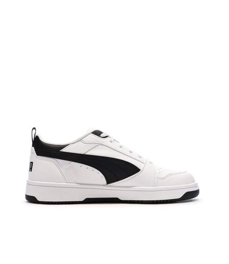 Baskets blanc/noir femme puma rebound v6 low