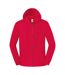 Veste À Capuche Iconic Premium Homme Rouge Fruit Of The Loom-1