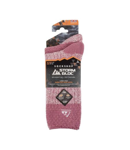 2 Pack Ladies Anti Blister Walking Boot Socks for Trekking Hiking
