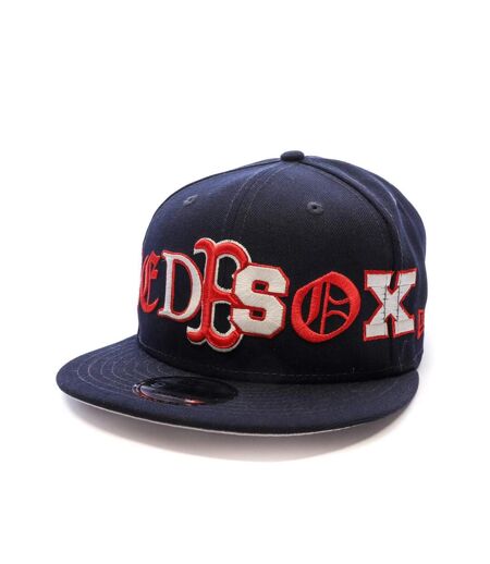 Casquette Marine/Rouge Homme New Era Team Typography - M/L