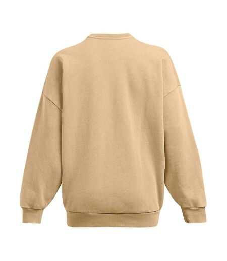 Unisex Adult Crew Neck Oversized Sweatshirt Brown Under Armour