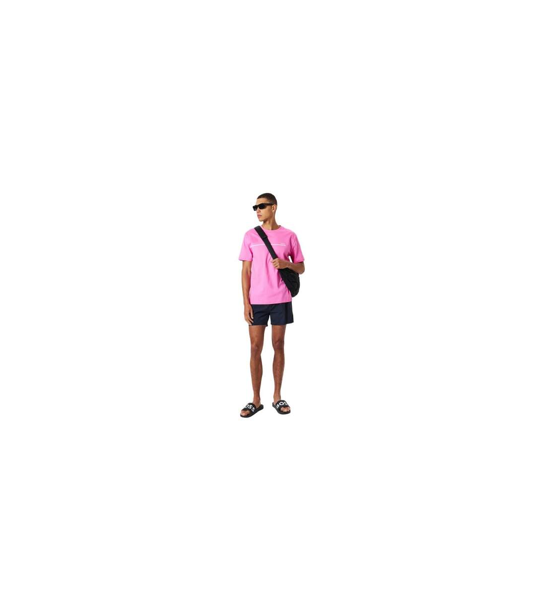 T-shirt Bodywear Homme Rose Vif Boss-1