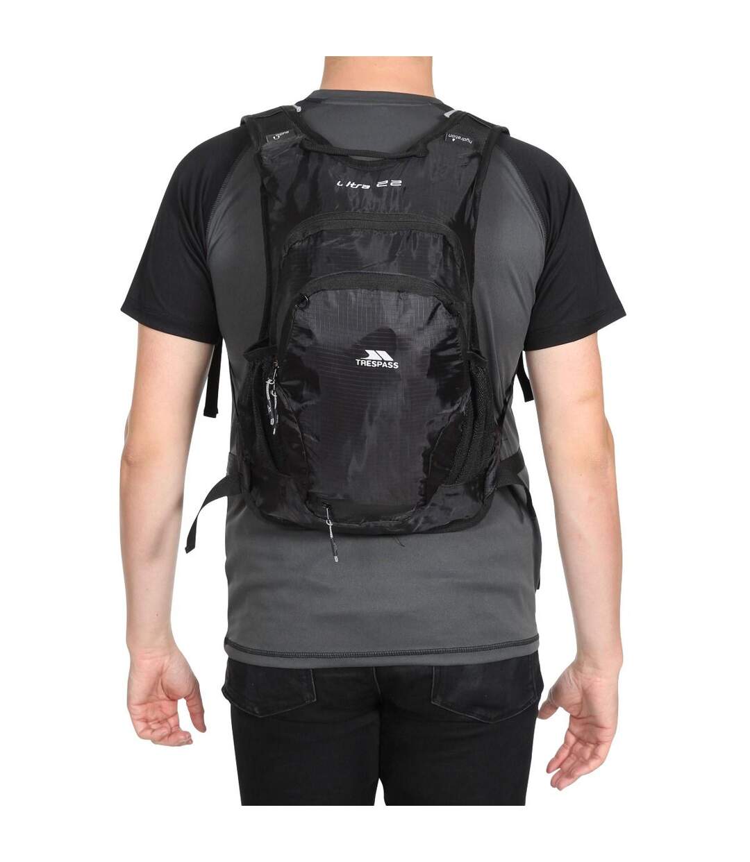 Trespass Ultra 22 Light Knapsack (5.8 Gal) (Black) (One Size) - UTTP364