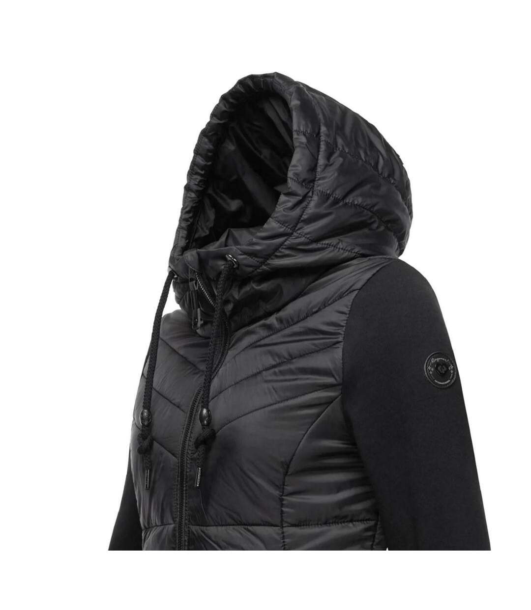 Blousons noir femme ragwear lucinda 60005-1010-blk - m-3
