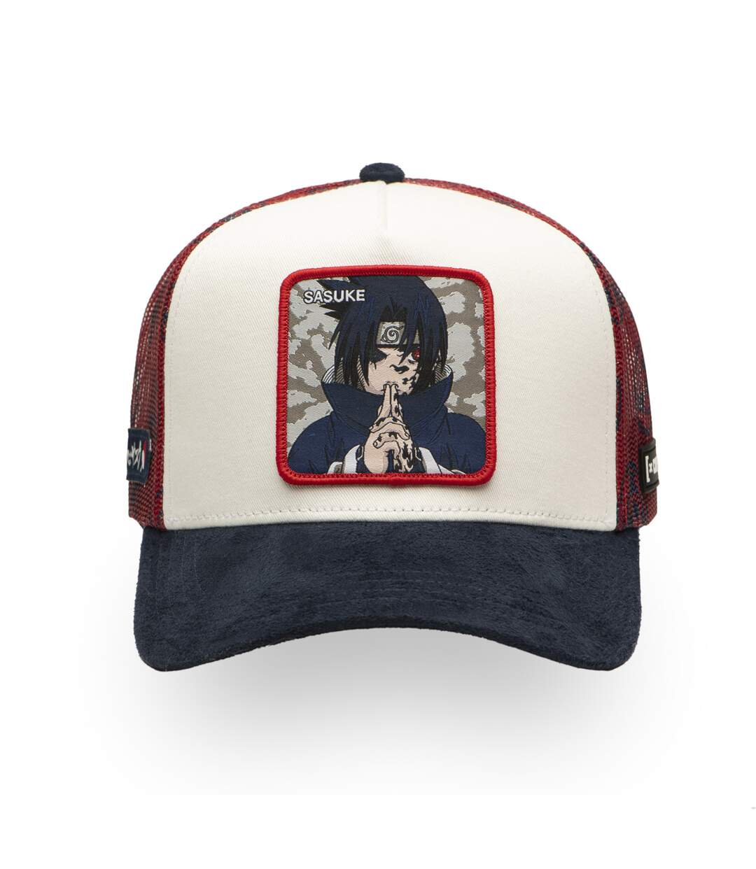 Casquette trucker avec filet en sergé de coton/mesh Naruto Sharingan Capslab-2