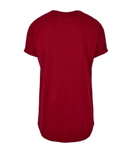 T-shirt Motif/style Long Homme Rouge Orangé Urban Classics