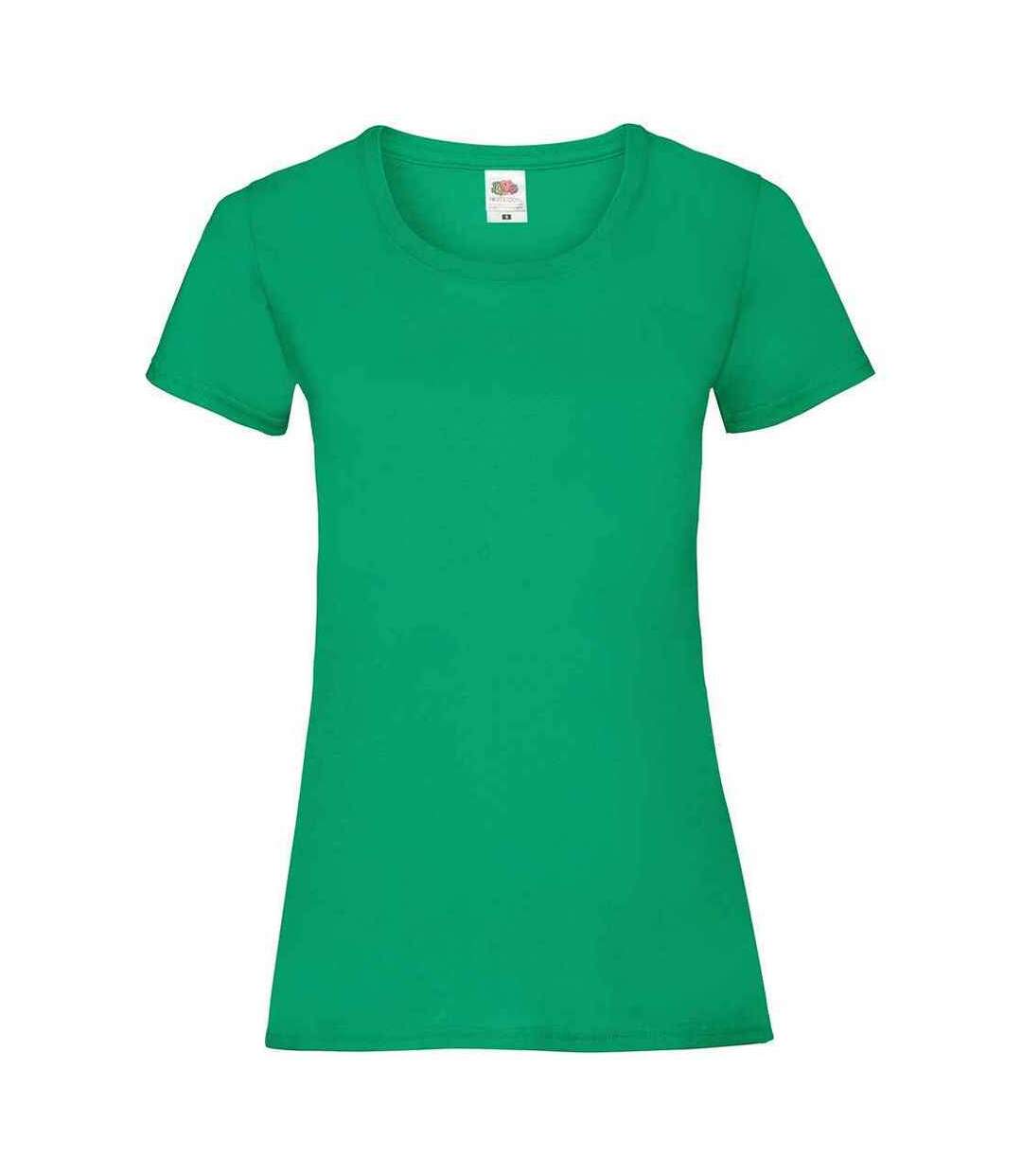 T-shirt valueweight femme vert kelly Fruit of the Loom