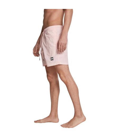 Short De Bain Motif/style Bloc Homme Rose Urban Classics