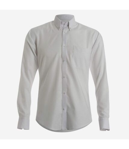 Kustom Kit Mens Long Sleeve Oxford Twill Shirt (White) - UTBC3722