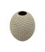 Vase Design en Céramique Pepipas 36cm Gris & Or-2