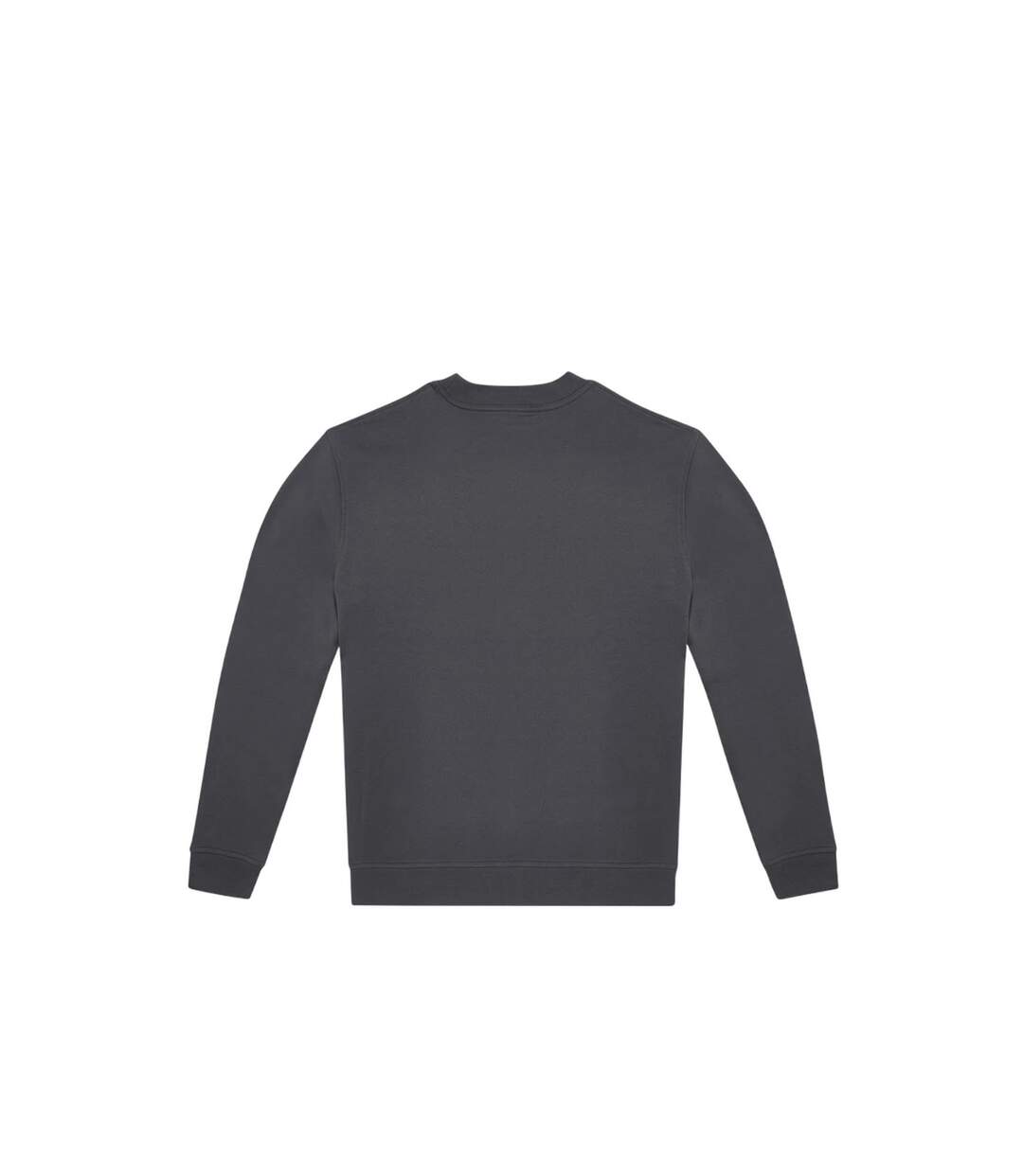 Unisex adult id.332 crew neck sweatshirt dark grey B&C-2
