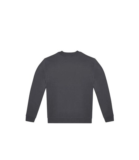 Unisex adult id.332 crew neck sweatshirt dark grey B&C