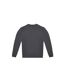 Unisex adult id.332 crew neck sweatshirt dark grey B&C-2