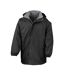 Veste Polaire Réversible Stormdri 4,000 Waterproof Windproof Anti Pilling Pour Hommes Noir Gris Result-1