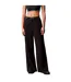 Womens/ladies Wide Leg Joggers Black Calvin Klein-1