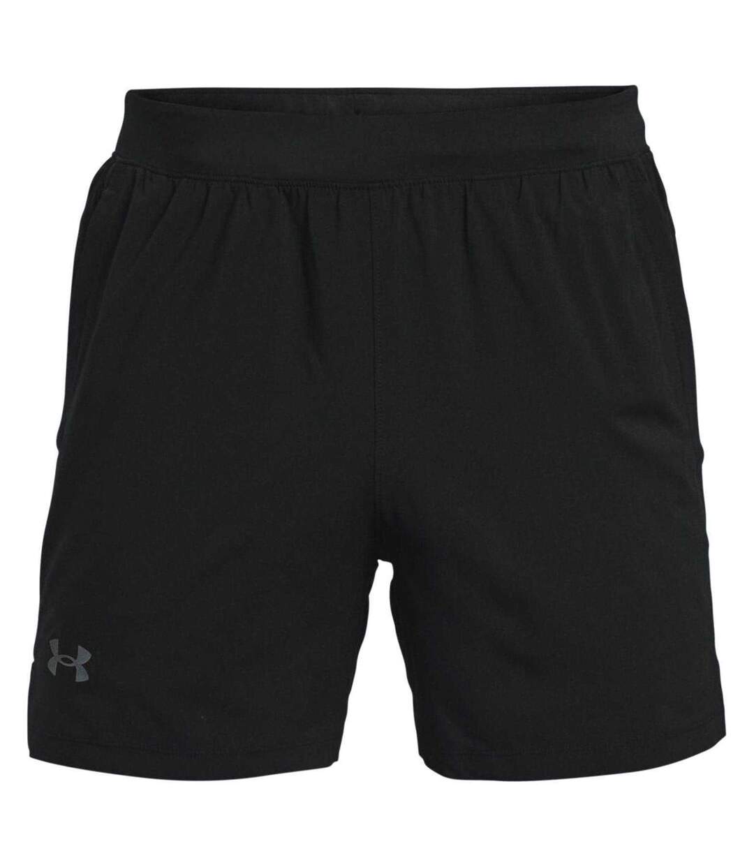 Mens Launch Lightweight Running Shorts Black Under Armour-2