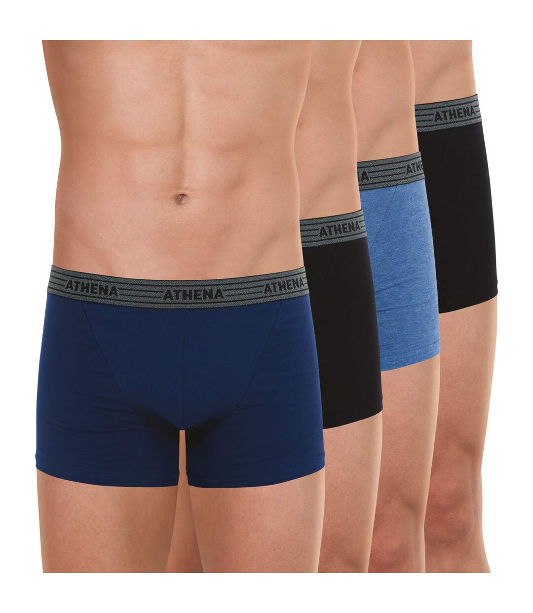 Lot de 4 boxers homme Ecopack