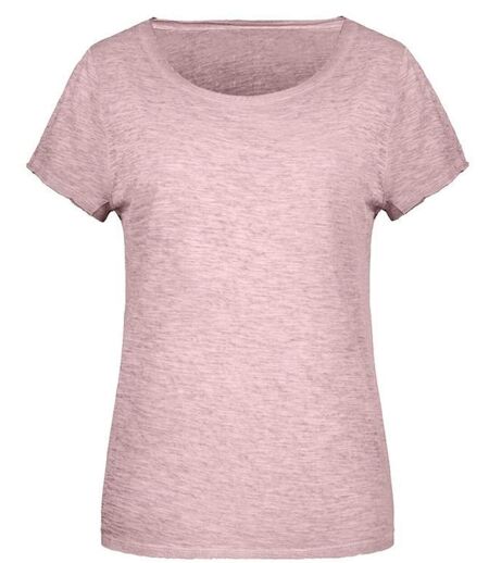 T-shirt bio - Femme - 8015 - rose pastel