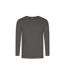 T-shirt Premium Homme Gris Acier Uni Promodoro-1