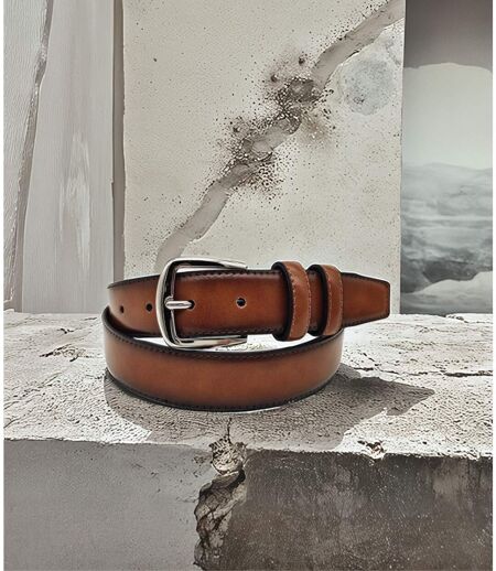 Ceinture Synthétique couleur noir Classique pour Homme - Style élégant en PVC