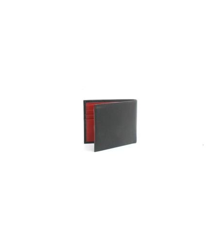 Eastern Counties Leather - Porte-cartes CARTER (Noir / Rouge) (Taille unique) - UTEL365