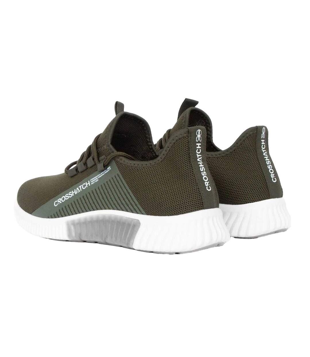 Baskets Nimbus Homme Olive Crosshatch-2