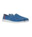 Mens Shoal Washed Canvas Slip-on Lightweight Shoes Denim Weird Fish-1