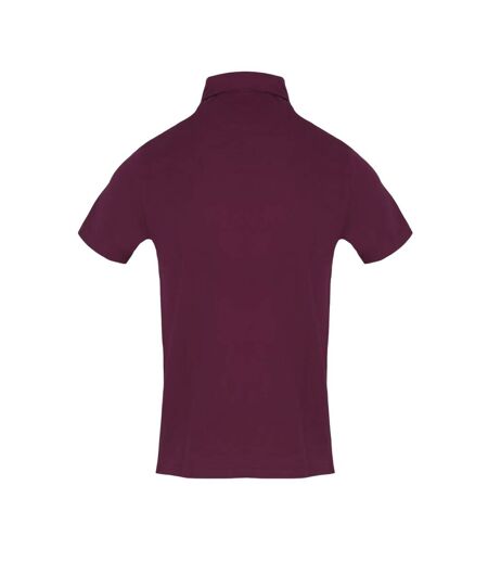 Mens Collared Short-sleeved Polo Shirt Red Aquascutum