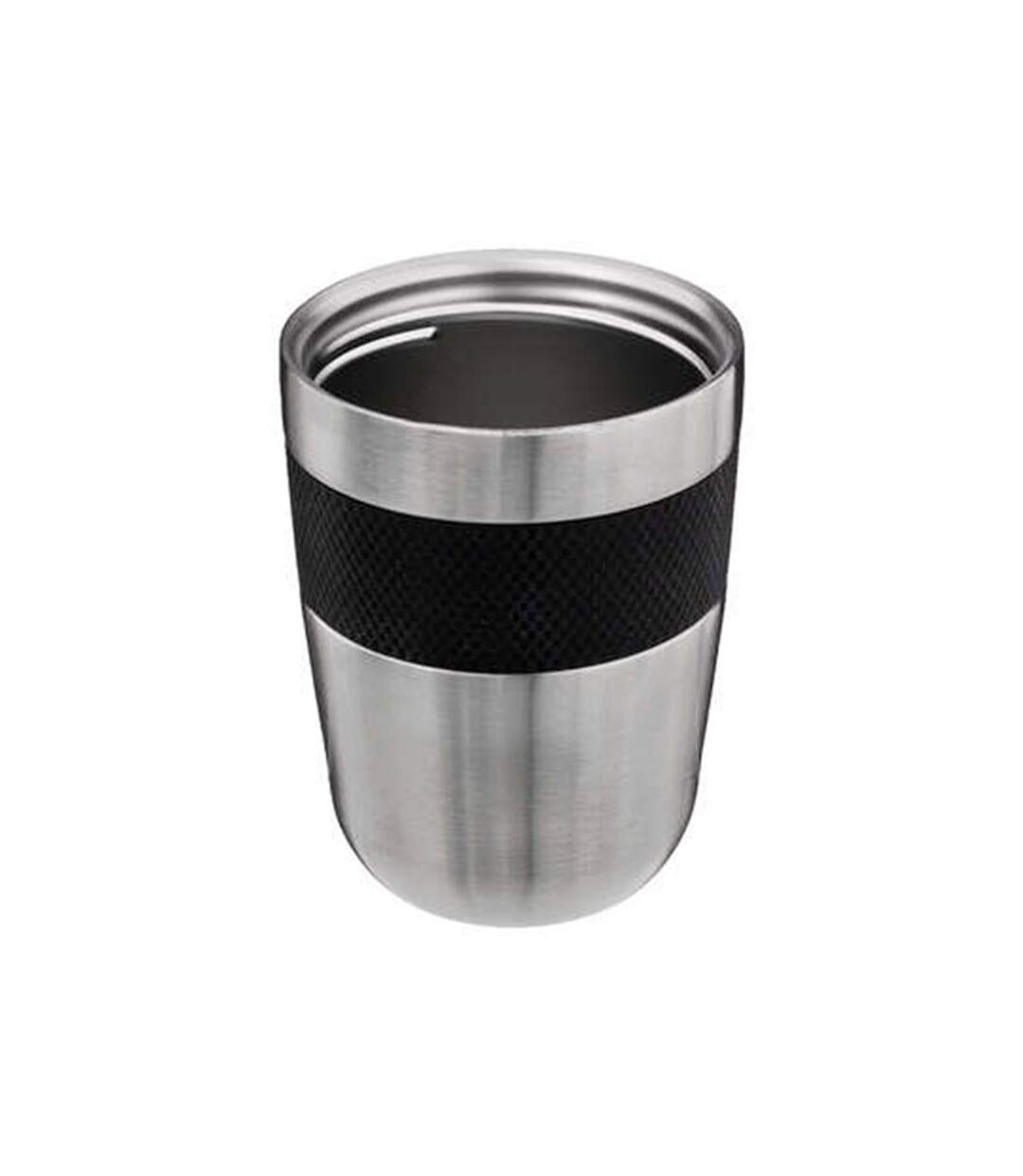 Mug Isolant Hermétique Silicone 0,25L Noir
